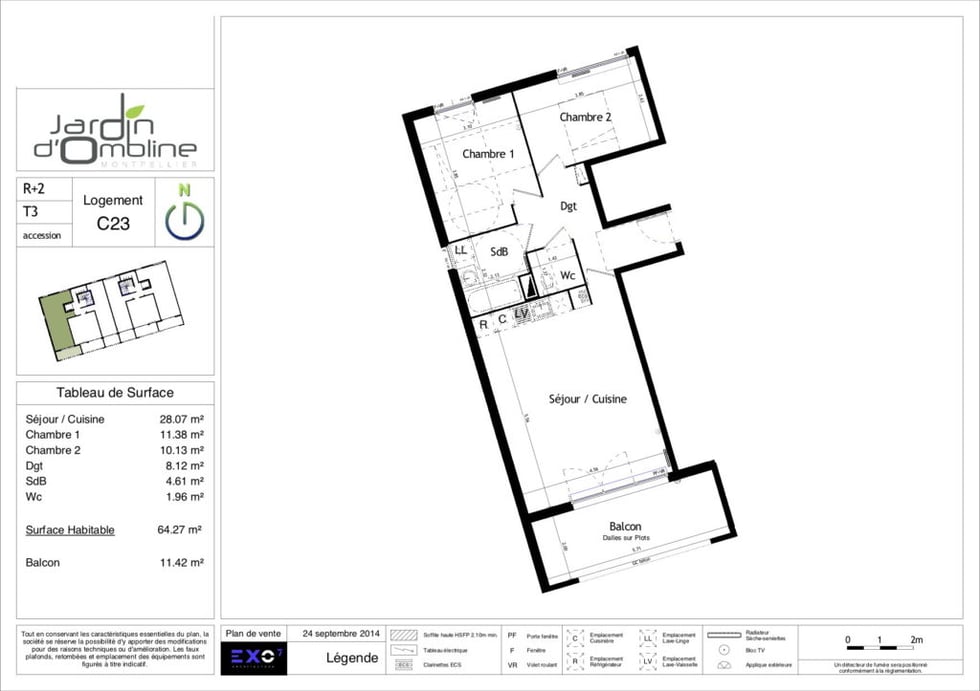 plan appartement neuf